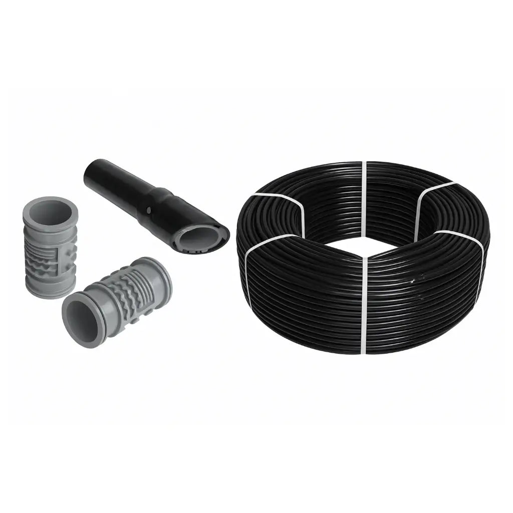 Manguera 16 mm con gotero integrado 2.0 lph @50 cm PEAD calibre 35 mil - rollo de 400 m Parazzini 016-09-20-050