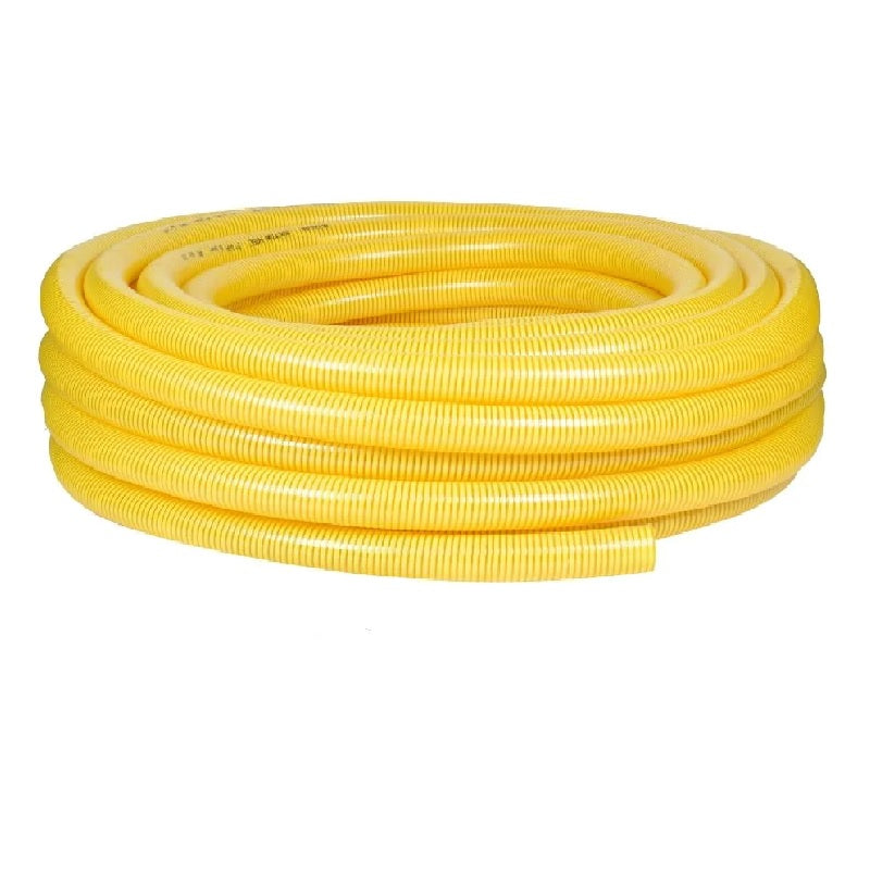 Manguera anillada rígida 4" amarilla succión/descarga - rollo de 30 m Parazzini RNY.4000