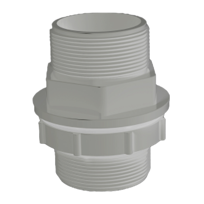Adaptador para tanque 1-1/2" PVC cedula 80 (rosca macho) - caja con 63 piezas uso exclusivo agricola Parazzini S421.5C