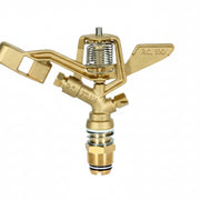 Aspersor de bronce entrada ¾" presion de trabajo de 2.0 a 5.0 bar flujo de 11.6 a 60.0 lpm (incluye boquillas) - 1 pieza Parazzini LM-9130 - Bioaplicaciones