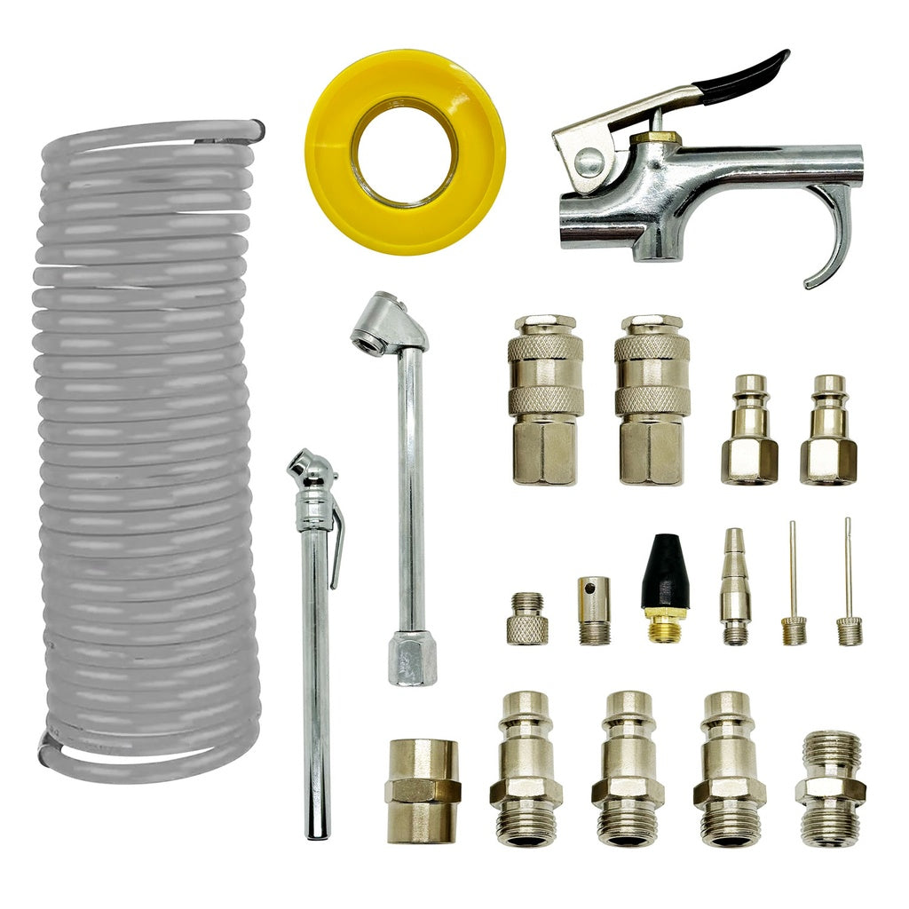 Kit de boquillas manguera y conectores para compresor Power Hunt PALCOMPRESOR