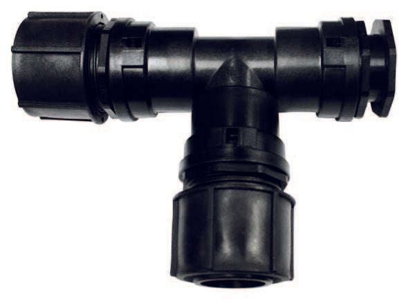 Conector L Parazzini manguera plana uso exclusivo agricola Parazzini GL-14