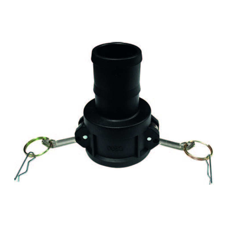 Acoplamiento camlock tipo C de polipropileno 3" de diametro (rosca BSP) - 1 pieza Parazzini CMP-C3