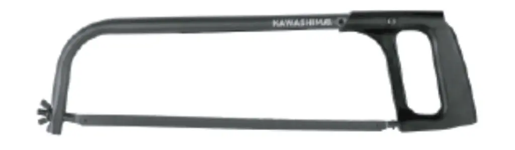 Sierra de arco profesional con marco de metal. Longitud total: 15.75 plg. Peso: 0.29 kg. Kawashima SKP-12PRO