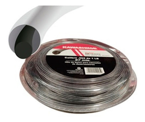 Hilo nylon 0.130pulg 3.30mm x 46mts 1lb redondo Kawashima NK1L130