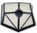 Filtro de aire 105 x 85 x 44 mm compatible  Husqvarna Compatible Husqvarna 02-088