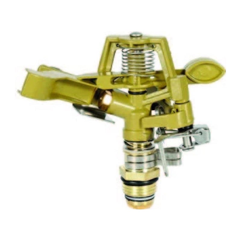 Aspersor de bronce entrada ½" presion de trabajo de 1.0 a 4.0 bar flujo de 4.0 a 24.0 lpm (incluye boquillas) - 1 pieza Parazzini LM-9708