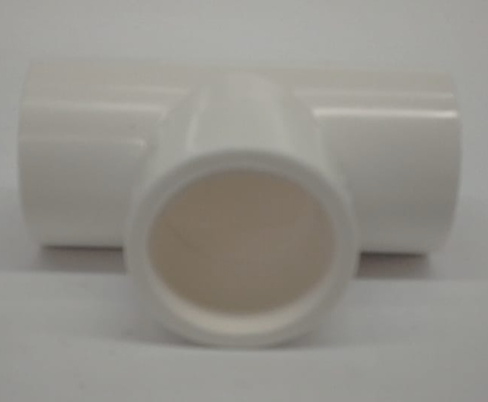 Tee 1/2" PVC cedula 40 (cementar) - caja con 250 piezas uso exclusivo agricola Parazzini M04.05