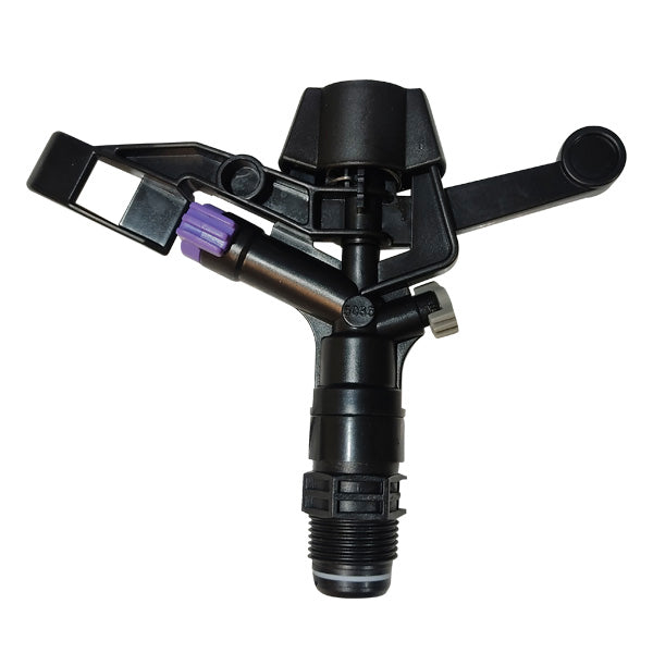 Aspersor agrícola rosca macho 3/4 Diám. 5.0+3.0 / Des. 1 boq. 2.07 m3/h Des. 2 boq. 2.56 m3/h uso exclusivo agricola Parazzini RS5035-4