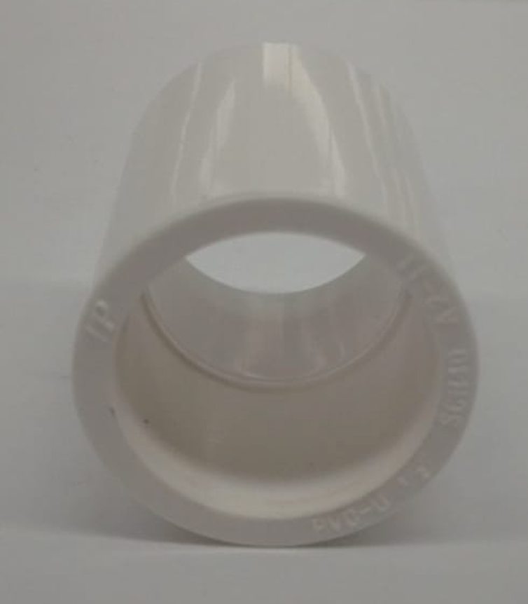 Cople 1/2" PVC cedula 40 (cementar) - caja con 600 piezas uso exclusivo agricola Parazzini M01.05