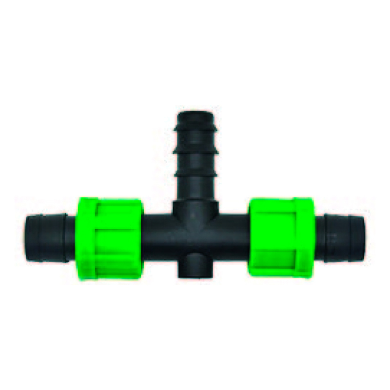 Tee cinta x cinta 5/8" x manguera 16 mm - caja con 250 piezas Parazzini BT011716C