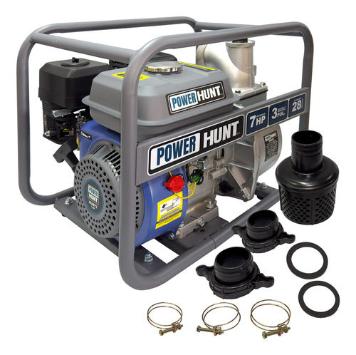 Motobomba 7 hp 4 tiempos autocebante 3 pulg Power Hunt HUNT3