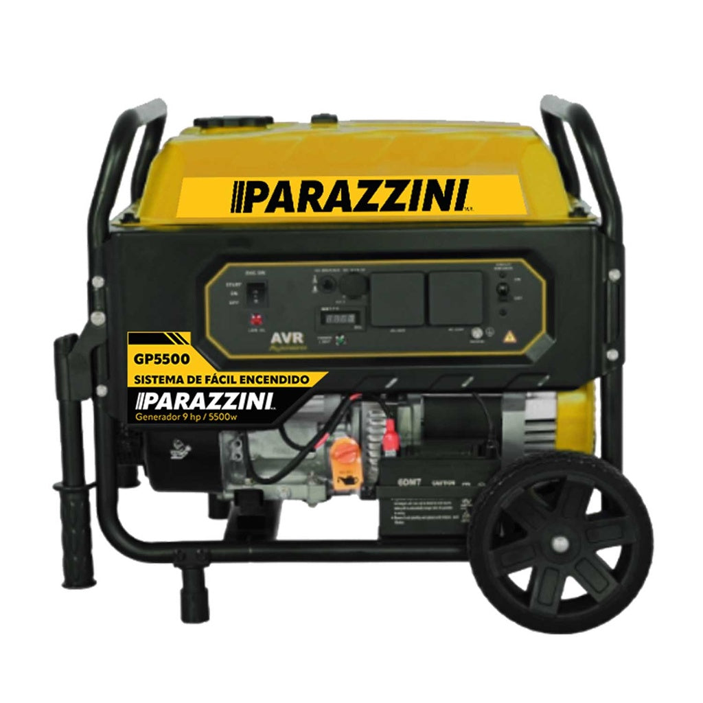Generador 9 hp encendido manual 5500 W Parazzini GP5500