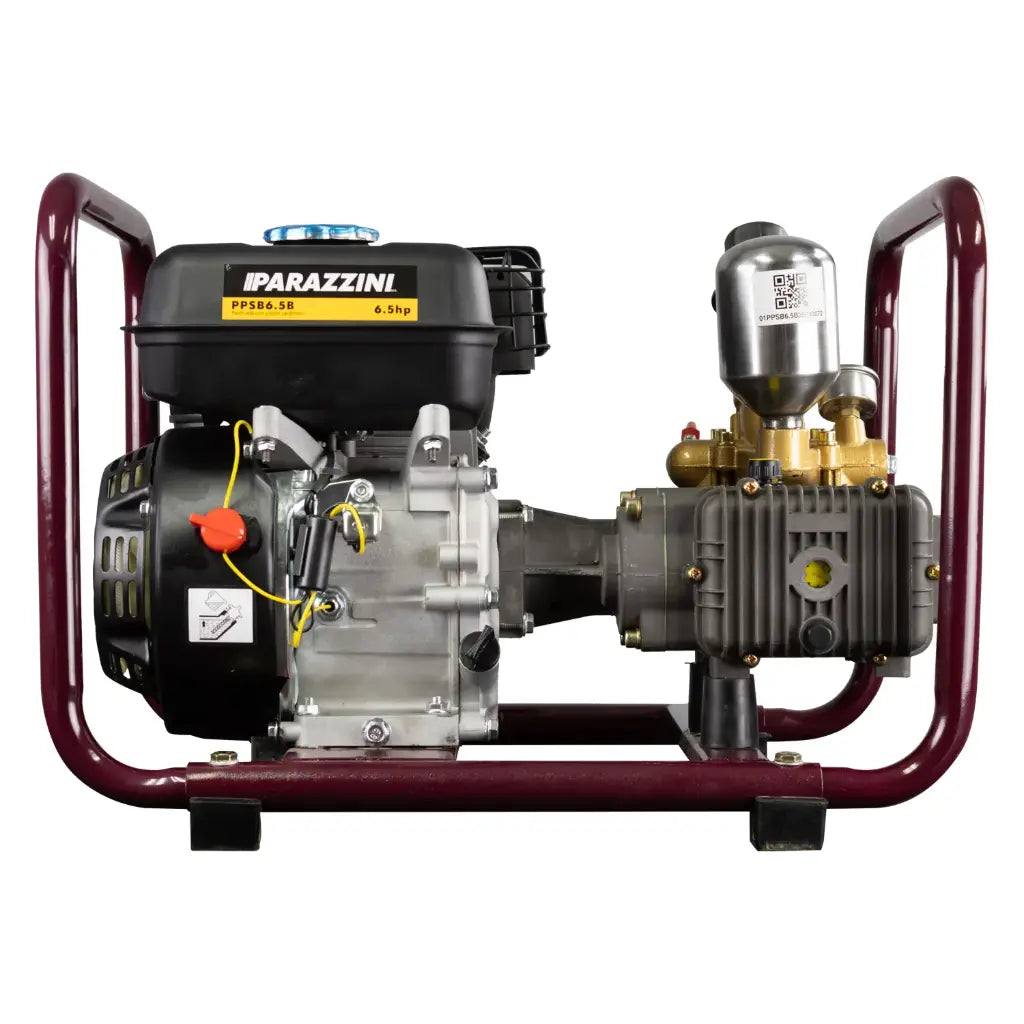 Parihuela 6.5 hp Transmisión Directa tipo M Kit -Manguera y carrete Parazzini PPSB6.5BK