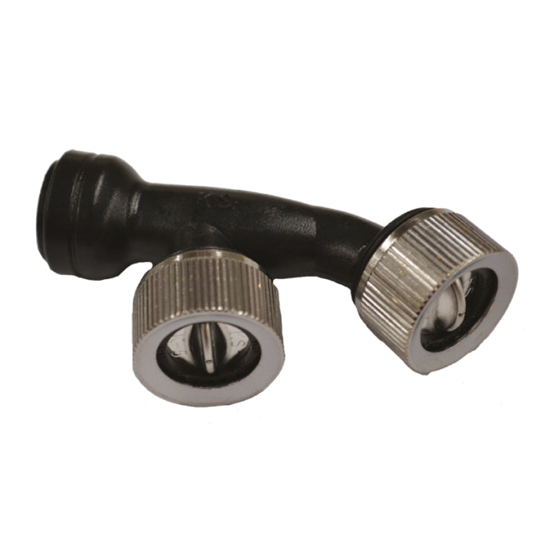 Boquilla abanico doble para aspersor motorizado D5-1 hoyo Cont: 1 pieza Kawashima JO318 - Bioaplicaciones