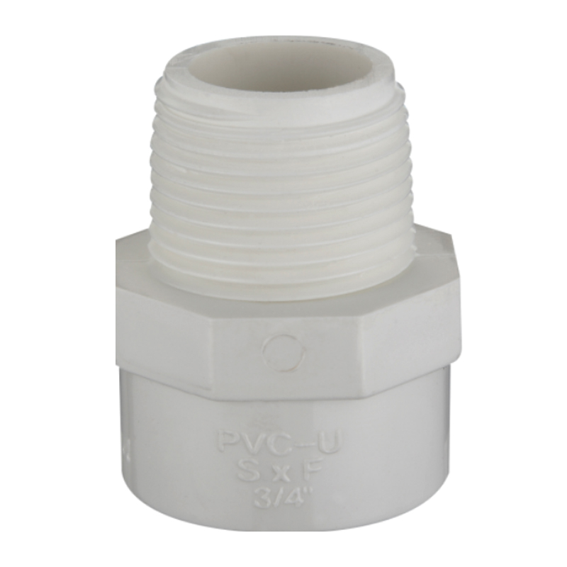 Adaptador macho 3/4" PVC cedula 40 (cementar x rosca macho) - caja con 440 piezas uso exclusivo agricola Parazzini M27.75