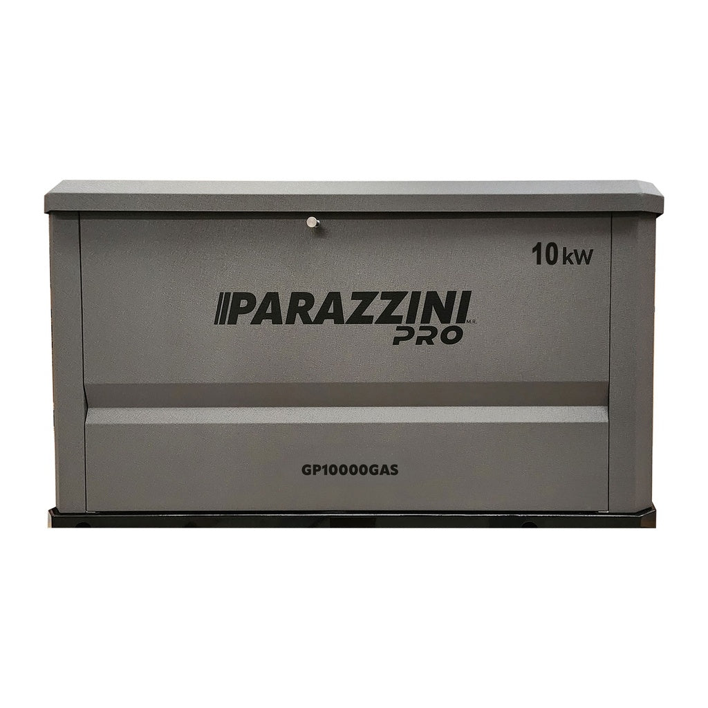 Generador estacionario a gas LP y GN de 10 Kw - Trifasico Parazzini GP10000GAS-T