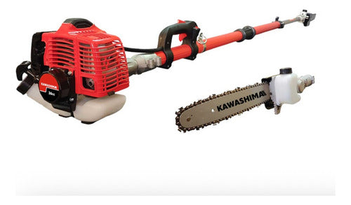 Motosierra telescopica 26cc 4 mts Kawashima MTK26