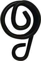 Resorte amortiguador trasero Kawashima 02020110019