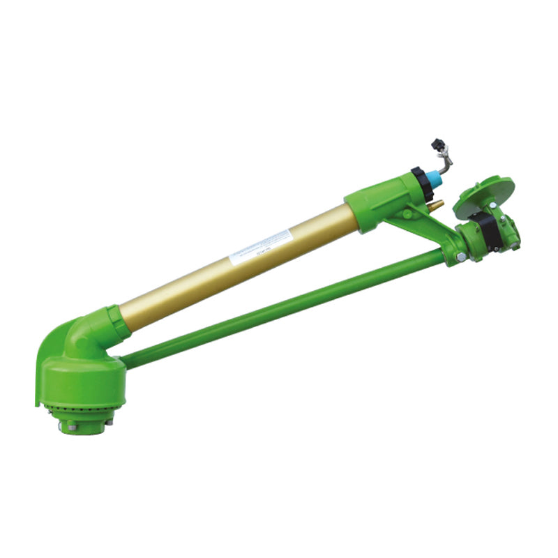 Cañon DuCaR 120 entrada 2" NPT hembra presion de trabajo de 2.0 a 7.0 bar flujo de 390 a 1359 lpm alcance 32.0 a 55.0 m (incluye boquillas) - 1 pieza DuCar DODO - Bioaplicaciones