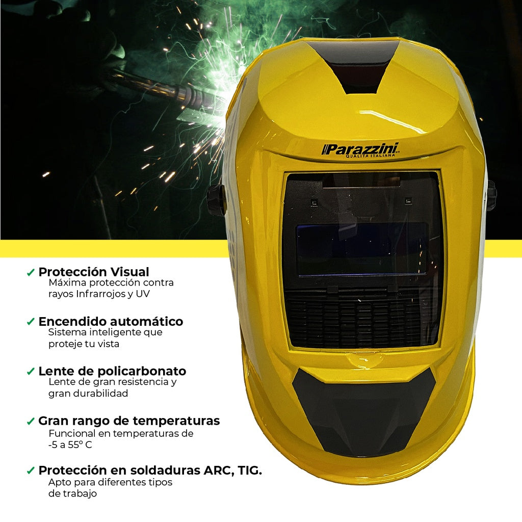 Careta proteccion ultra visibilidad celda solar Parazzini BUMBLEBI