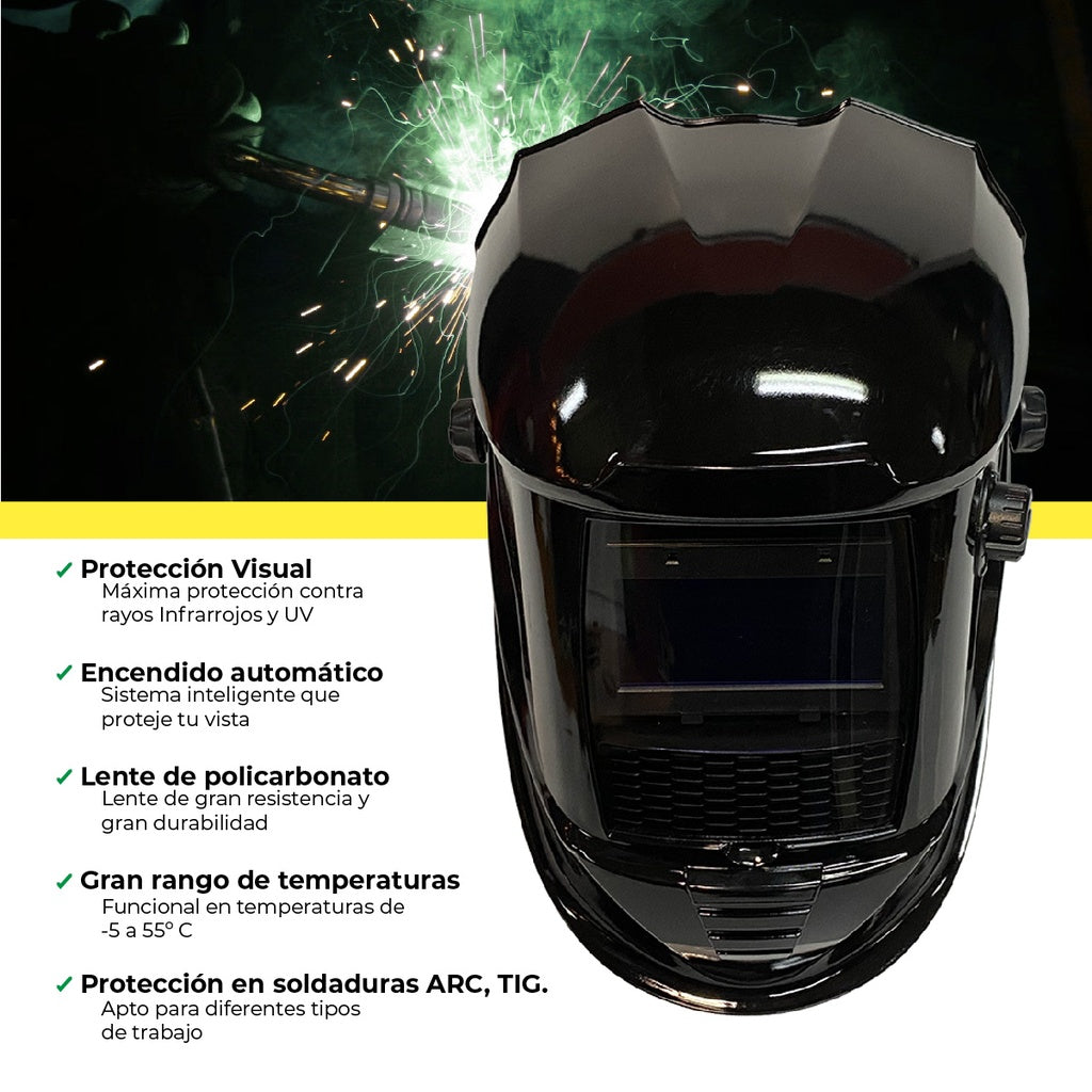 Careta proteccion ultra visibilidad celda solar Parazzini TOPGON