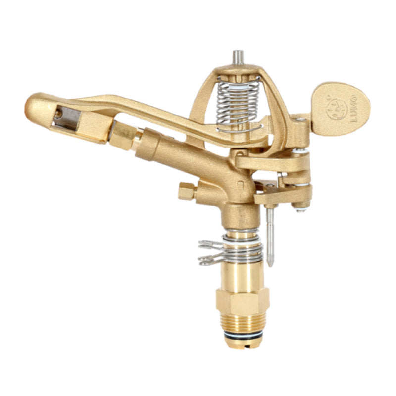 Aspersor de bronce entrada 1" presion de trabajo de 3.5 a 6.2 bar flujo de 51.0 a 137.5 lpm (incluye boquillas) - 1 pieza Parazzini LM-9360