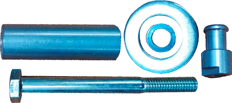 Kit tornillo exagonal con buje y seguros Parazzini MZSGTSS01M10100NPN