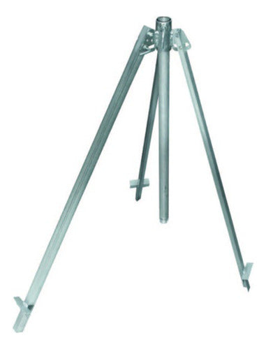 Tripie acero galvanizado 1.5" conexión rápida NPT 85 cm de altura (presion máxima 4.0 bar) Peso 5 kg - 1 pieza Parazzini TRIPIE1.5
