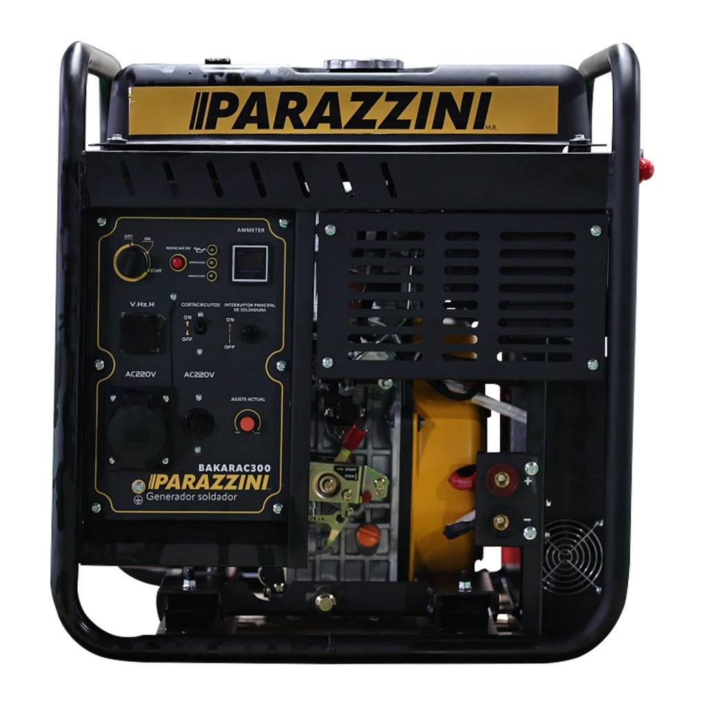 Generador soldador inverter 250A- Diesel. Parazzini BAKARAC300