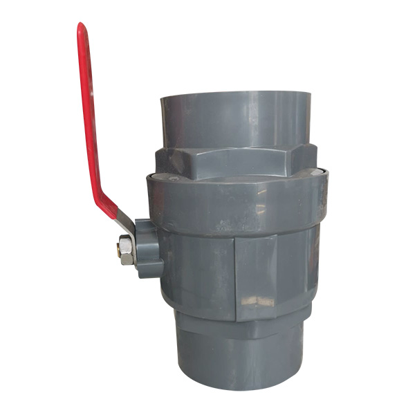 Valvula bola/esfera 2" PVC cedula 80 (cementar) - caja con 30 piezas uso exclusivo agricola Parazzini VPC8020C