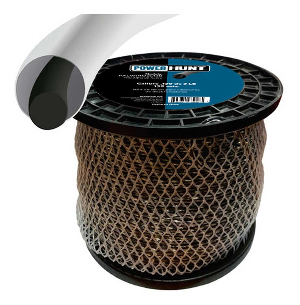 Hilo nylon 0.105pulg 2.70mm x 216mts 3lb redondo Power Hunt PALWIRO3L105