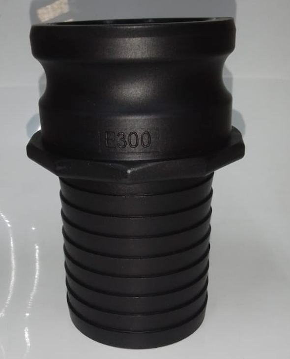 Acoplamiento camlock tipo E de polipropileno 3" de diametro - 1 pieza Parazzini CMP-E3