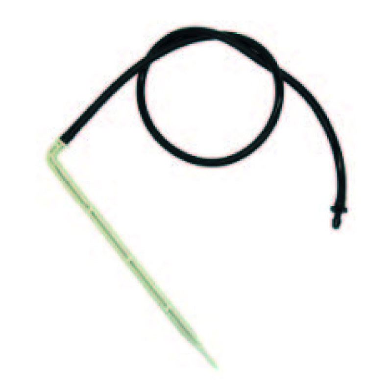 Flecha gotero L 15 cm larga 2.2 L/hra con doblez y manguera de 50 cm Cont: 10 piezas Parazzini 21521