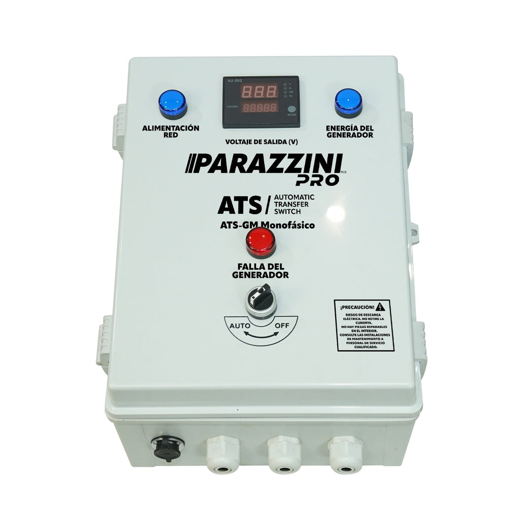 Interruptor de Transferencia Automática Monofasico Grand Parazzini Pro ATS-GM