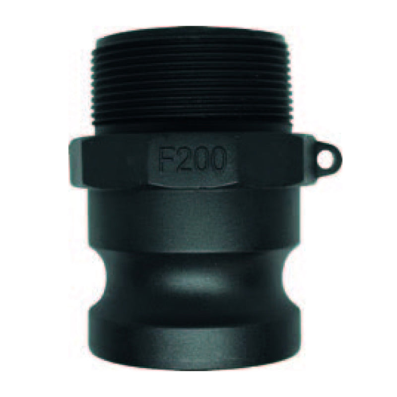 Acoplamiento camlock tipo F de polipropileno 2" de diametro (rosca BSP) - 1 pieza Parazzini CMP-F2