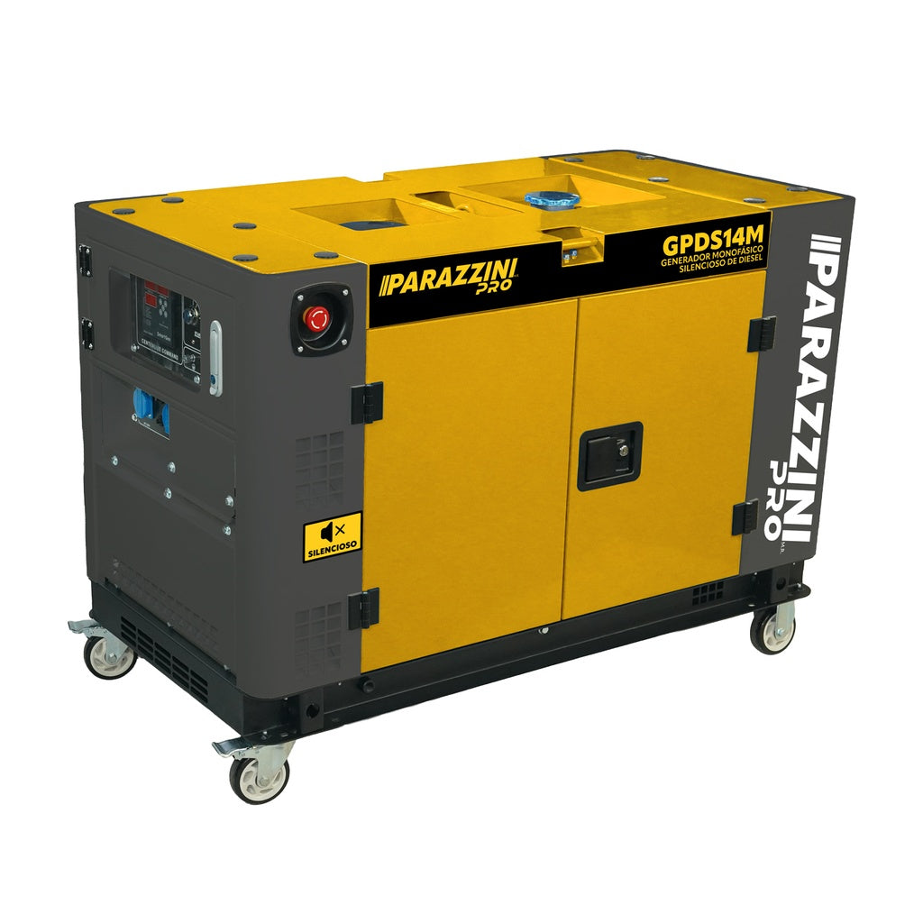 Generador Parazzini  Silecioso 14 Kw Monofasico Diesel No Incluye ATS Parazzini Pro GPDS14M