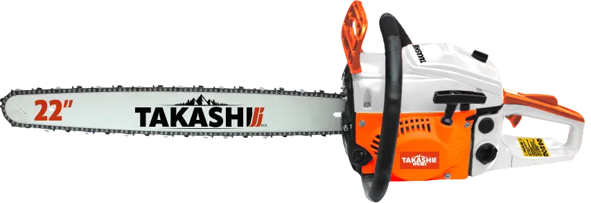 Motosierra Takashi 58 cc con 1 barra y 1 cadena de 22 pulg Takashi MT5822 - Bioaplicaciones