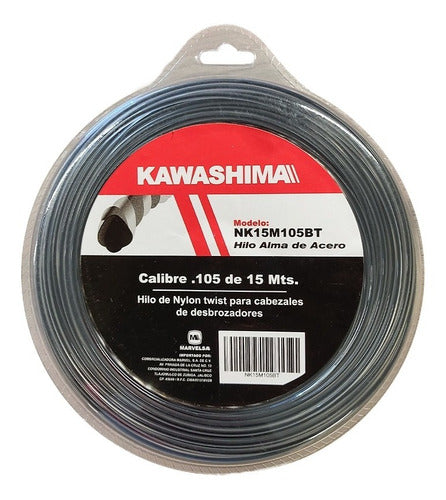 Hilo nylon 2.70mm x 15mts twist blister Kawashima NK15M105BT