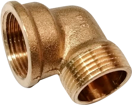 Codos laton 3/4 pulg macho a hembra Parazzini V-CODO-F