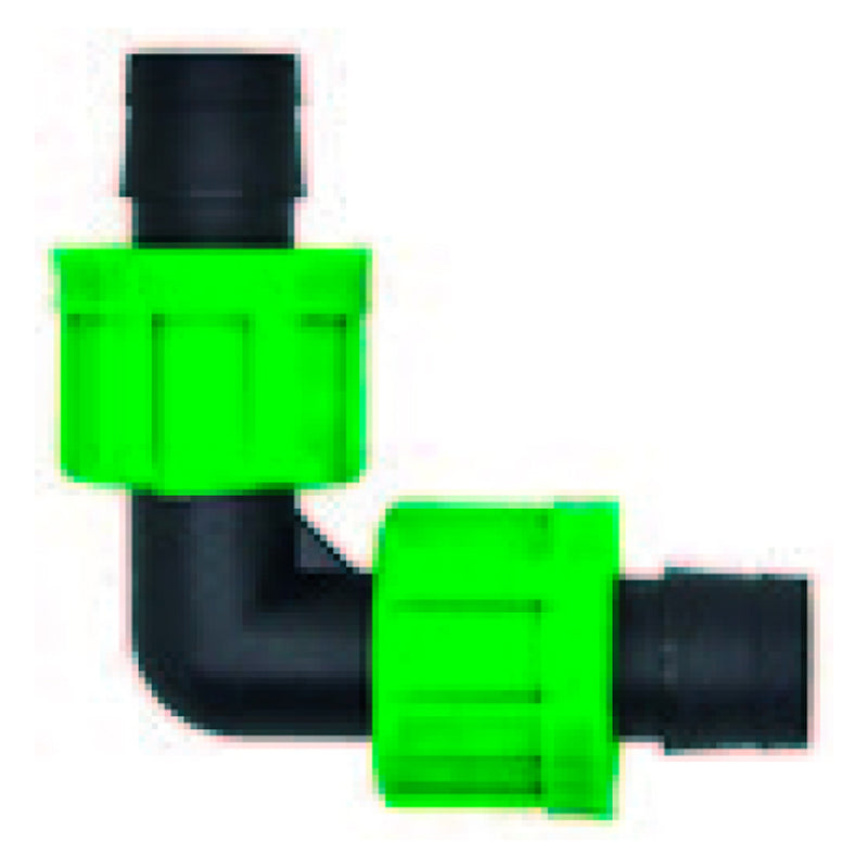 Codo 90° cinta 5/8" x cinta 5/8" - bolsa con 100 piezas Parazzini ET0117