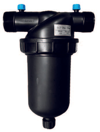 Filtro de discos 1-1/2" tipo T 120 mesh (rosca macho NPT) - 1 pieza Parazzini T1750D120N