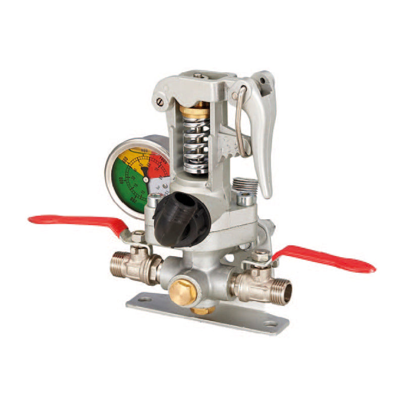 Control de presion 40 bar 580 psi caudal 80 lts/min salida 13 mm rosca 1/2pulg Parazzini RGMB55