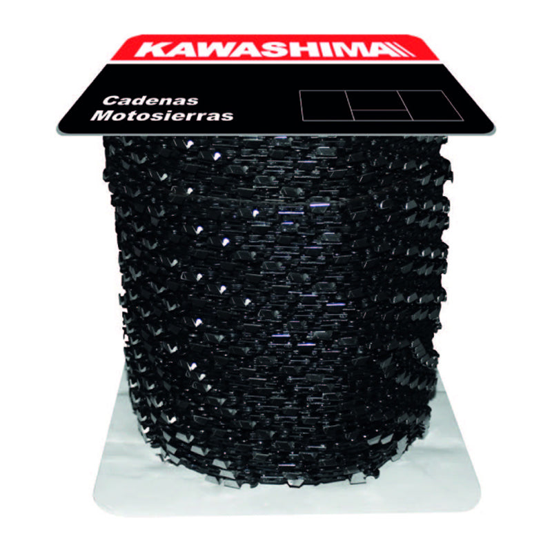 Rollo cadena 3/8 lp en .043 cuadrado Kawashima D-043-100R