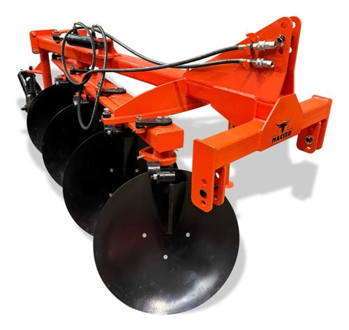 Arador hidraulico de 4 discos de 1 metro de trabajo para tractor de 80-100 hp Macizo ARA4