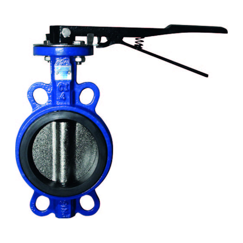 Valvula mariposa 4" metalica c/palanca - 1 pieza Parazzini DN04