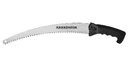 Serrucho de podar con hoja curva para cortes potentes. Longitud total: 19.69 plg. Peso: 0.25 kg. Kawashima SKPC-12