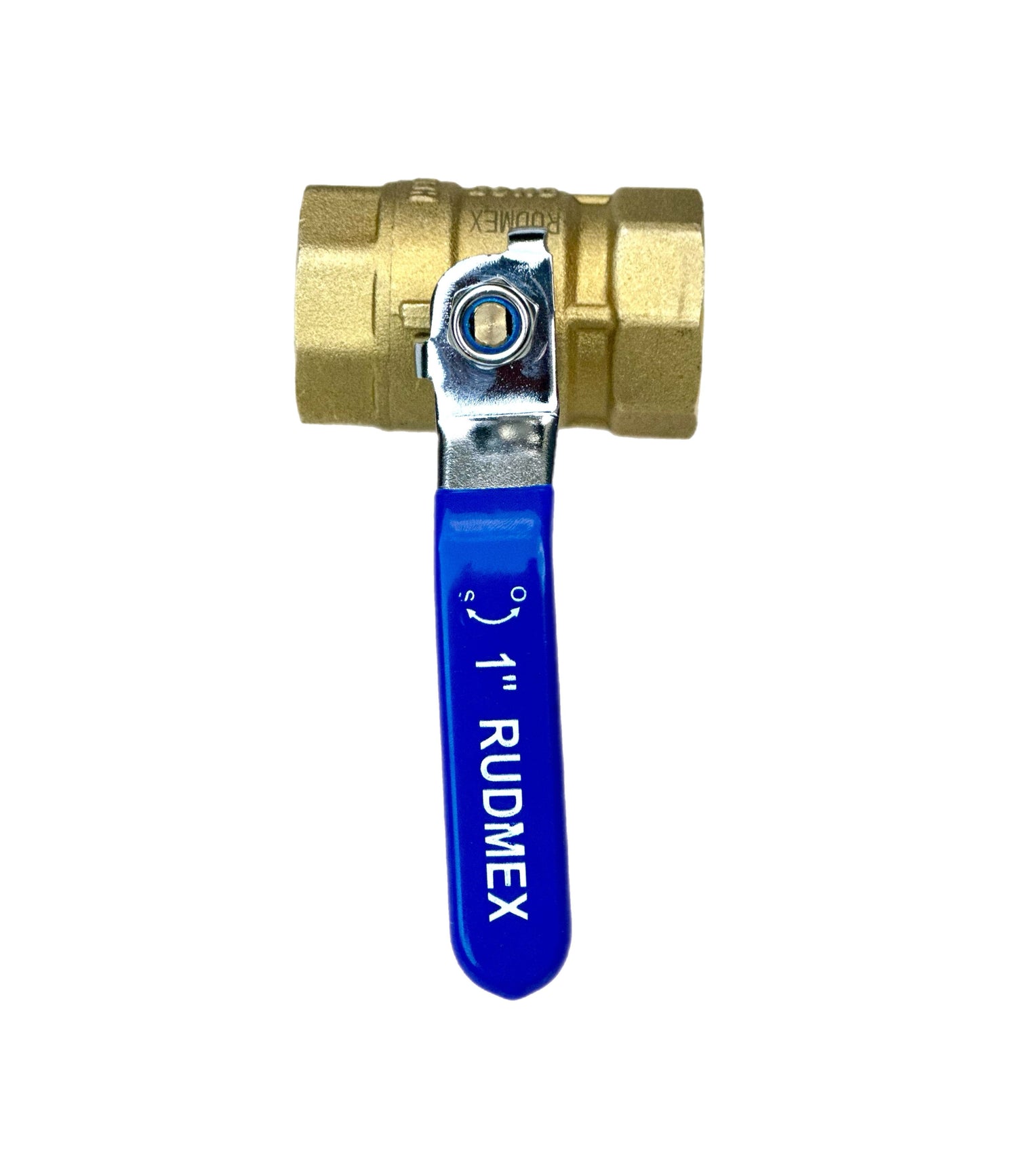 Válvula esfera roscada de bronce 400 WOG Marca RUDMEX FIG. 65R-2B de 1"