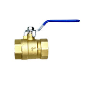 Válvula esfera roscada de bronce 400 WOG Marca RUDMEX FIG. 65R-2B de 1"