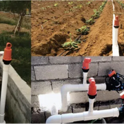 Válvula de admisión, expulsión y eliminadora de aire de acción continua, cuerpo de Nylon 200 CWP Marca RUD FIG. PAEX de 1"